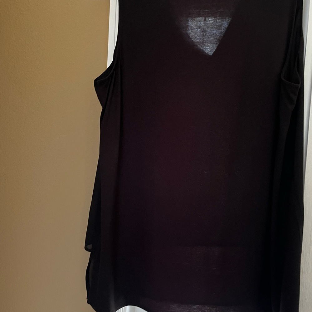 Michael Kors Black Sleeveless Tank Top